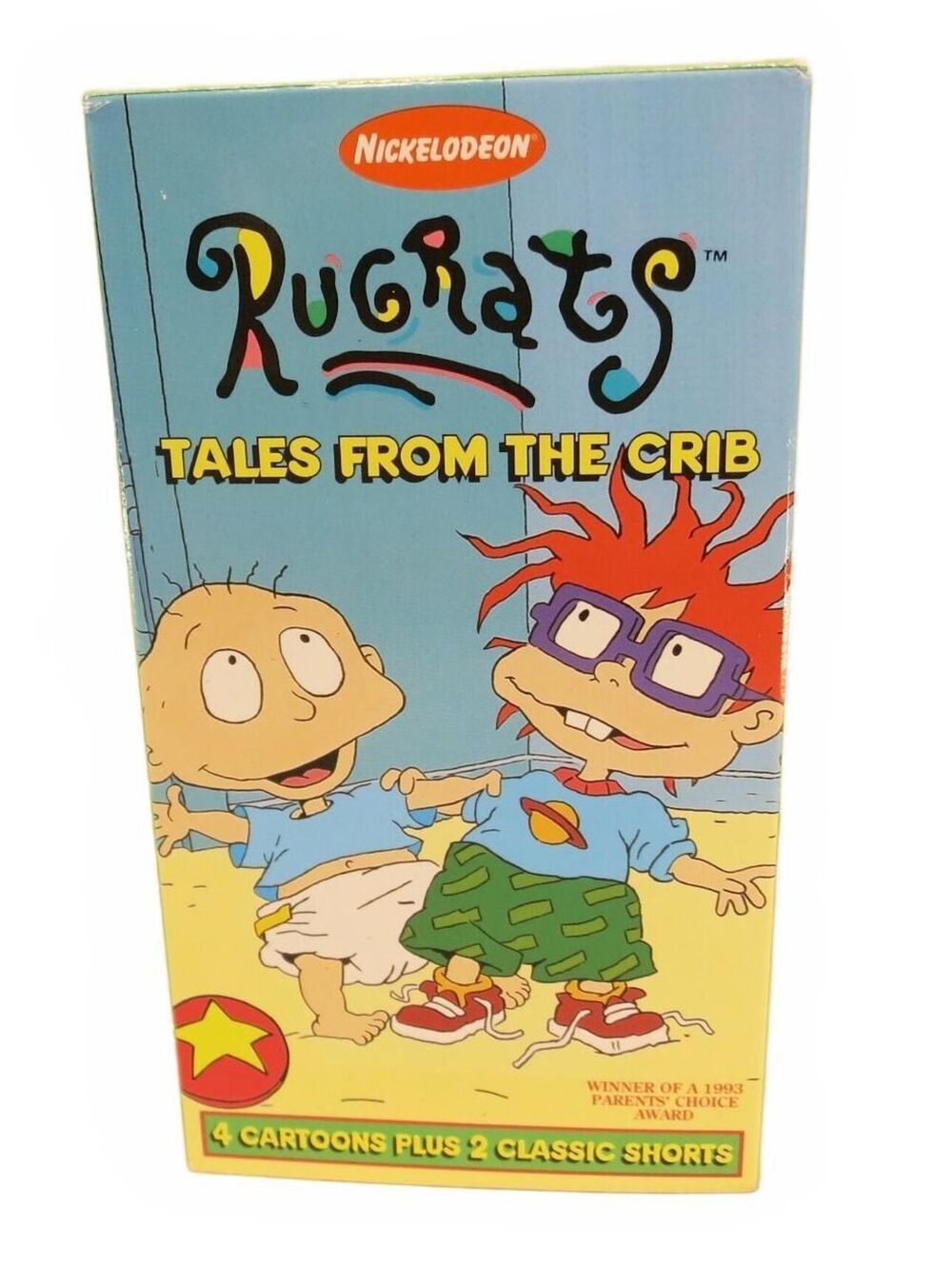 Vintage 1993 Nickelodeon Rugrats “Tales From The Crib” Orange VHS Movie